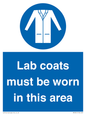 MV7841: Lab coats must be worn in this area