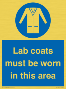MV7841: Lab coats must be worn in this area