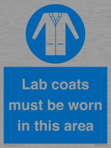 MV7841: Lab coats must be worn in this area