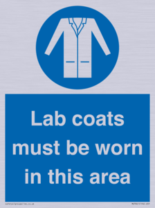 MV7841: Lab coats must be worn in this area