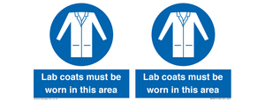MV7841: Lab coats must be worn in this area