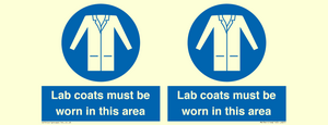 MV7841: Lab coats must be worn in this area
