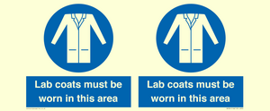 MV7841: Lab coats must be worn in this area
