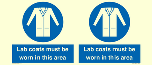 MV7841: Lab coats must be worn in this area