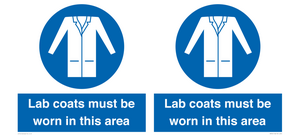 MV7841: Lab coats must be worn in this area