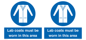MV7841: Lab coats must be worn in this area