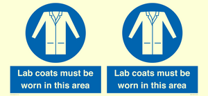 MV7841: Lab coats must be worn in this area