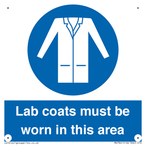 MV7841: Lab coats must be worn in this area