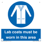 MV7841: Lab coats must be worn in this area