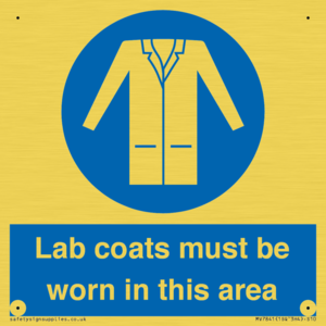 MV7841: Lab coats must be worn in this area