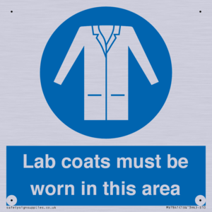 MV7841: Lab coats must be worn in this area