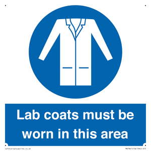 MV7841: Lab coats must be worn in this area