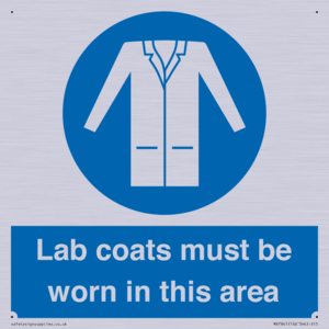 MV7841: Lab coats must be worn in this area