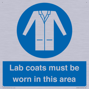 MV7841: Lab coats must be worn in this area