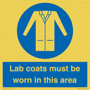 MV7841: Lab coats must be worn in this area