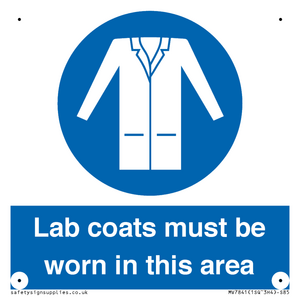 MV7841: Lab coats must be worn in this area