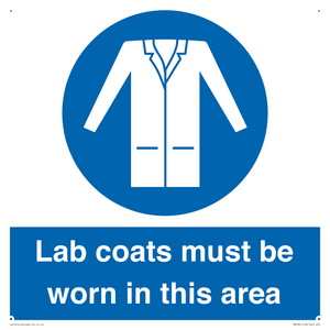 MV7841: Lab coats must be worn in this area