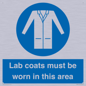 MV7841: Lab coats must be worn in this area