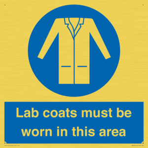 MV7841: Lab coats must be worn in this area