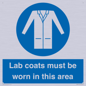 MV7841: Lab coats must be worn in this area