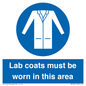 MV7841: Lab coats must be worn in this area