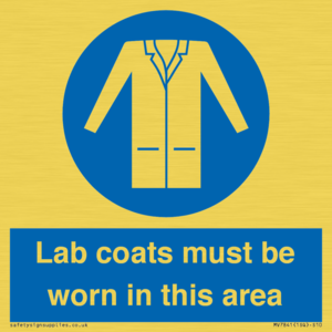 MV7841: Lab coats must be worn in this area