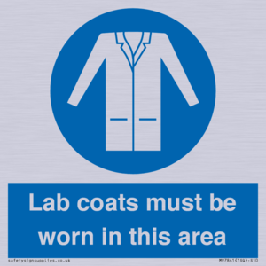MV7841: Lab coats must be worn in this area