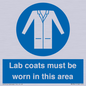 MV7841: Lab coats must be worn in this area