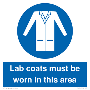 MV7841: Lab coats must be worn in this area