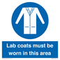 MV7841: Lab coats must be worn in this area
