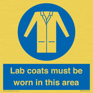 MV7841: Lab coats must be worn in this area