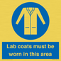 MV7841: Lab coats must be worn in this area