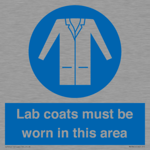 MV7841: Lab coats must be worn in this area