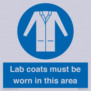 MV7841: Lab coats must be worn in this area