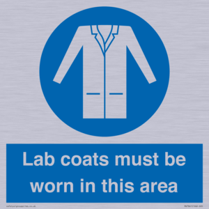 MV7841: Lab coats must be worn in this area