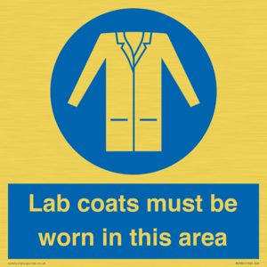 MV7841: Lab coats must be worn in this area