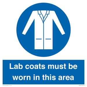 MV7841: Lab coats must be worn in this area