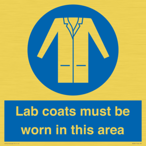 MV7841: Lab coats must be worn in this area