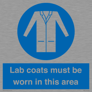 MV7841: Lab coats must be worn in this area