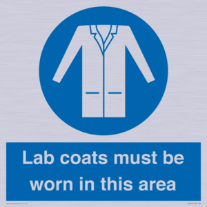 MV7841: Lab coats must be worn in this area