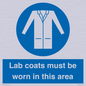 MV7841: Lab coats must be worn in this area