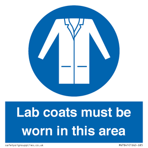 MV7841: Lab coats must be worn in this area
