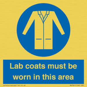 MV7841: Lab coats must be worn in this area