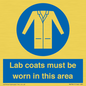 MV7841: Lab coats must be worn in this area