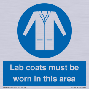 MV7841: Lab coats must be worn in this area