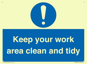 MV7862: Keep your work area clean and tidy