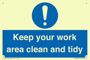 MV7862: Keep your work area clean and tidy