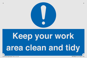 MV7862: Keep your work area clean and tidy