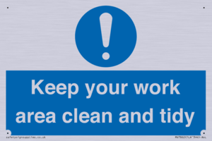 MV7862: Keep your work area clean and tidy