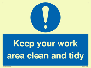 MV7862: Keep your work area clean and tidy